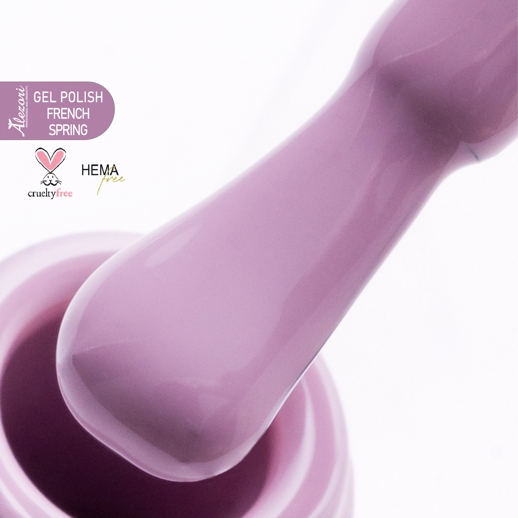 gel polish french spring hema free French Spring