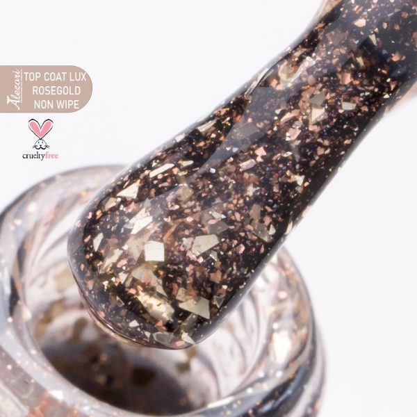 top coat lux rosegold non wipe hema