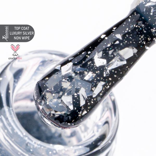 top coat luxury silver non wipe hema