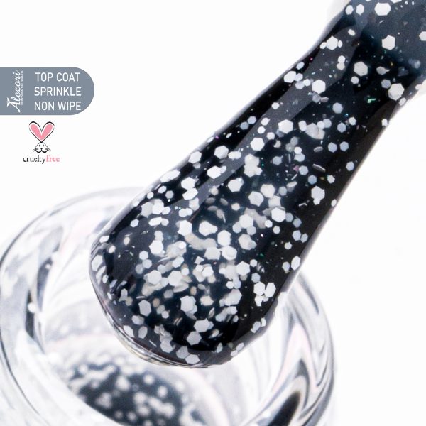 top coat sprinkle non wipe hema