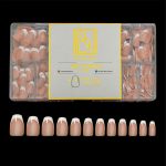 GET FRENCH COFFIN SHORT NUDE MY NAIL BOX GEL TIPS 1080