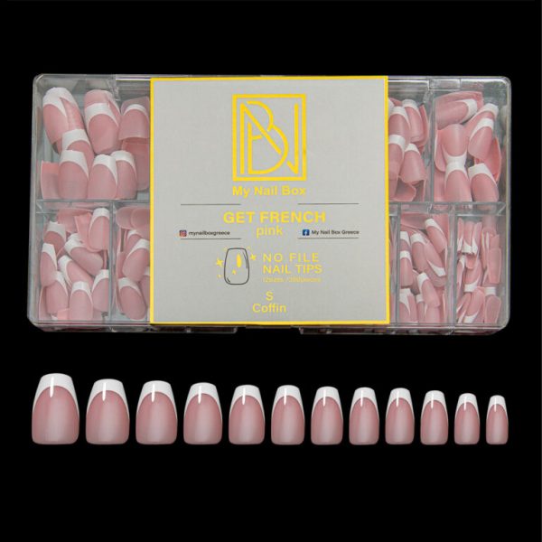 Get French Coffin Short Pink