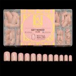 GET NAKED SQUARE NUDEMY NAIL BOX GEL TIPS 1080