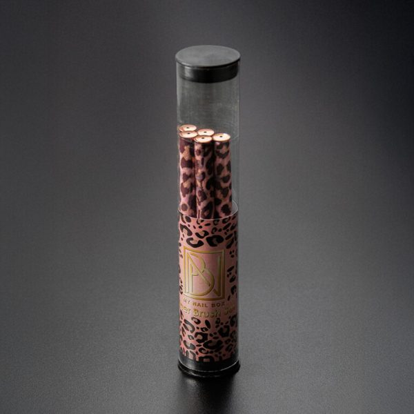 Σετ 5 Διπλών Πινέλων Leopard “All About Liners” My Nail Box