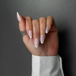 GET FRENCH ALMOND MILKY WHITE MY NAIL BOX GEL TIPS 1080 HAND 247x247