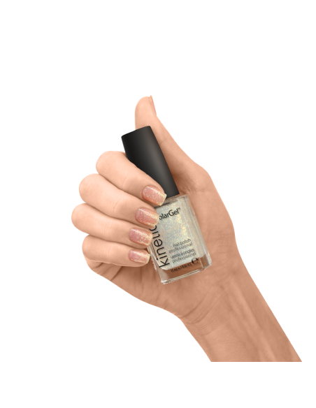 Kinetics SolarGel Nail Polish Silver Fairy Dust #101