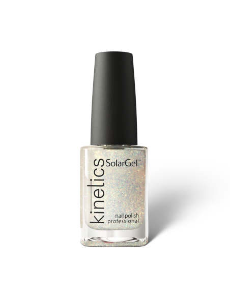 Kinetics SolarGel Nail Polish Silver Fairy Dust #101