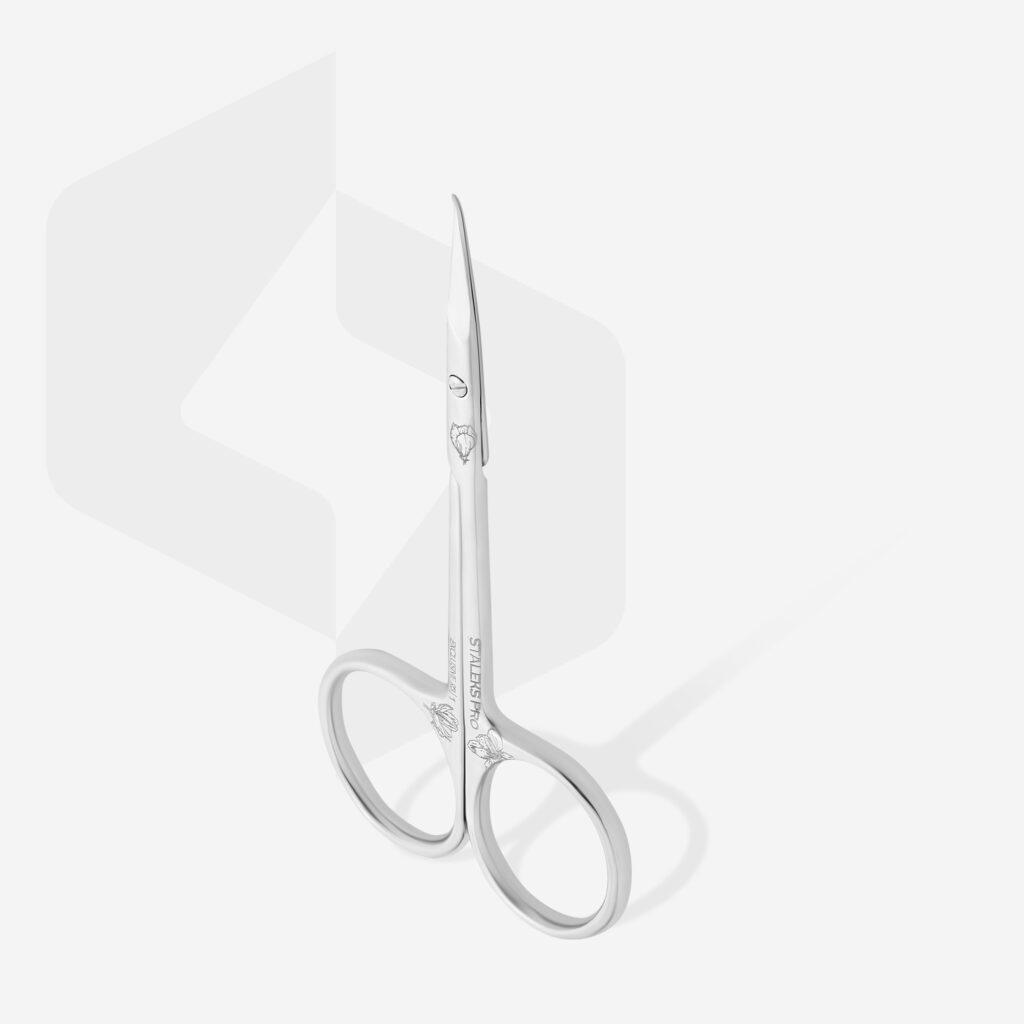 Professional cuticle scissors with hook EXCLUSIVE 23 TYPE 1 (magnolia) Professional cuticle scissors with hook EXCLUSIVE 23 TYPE 1 (magnolia)