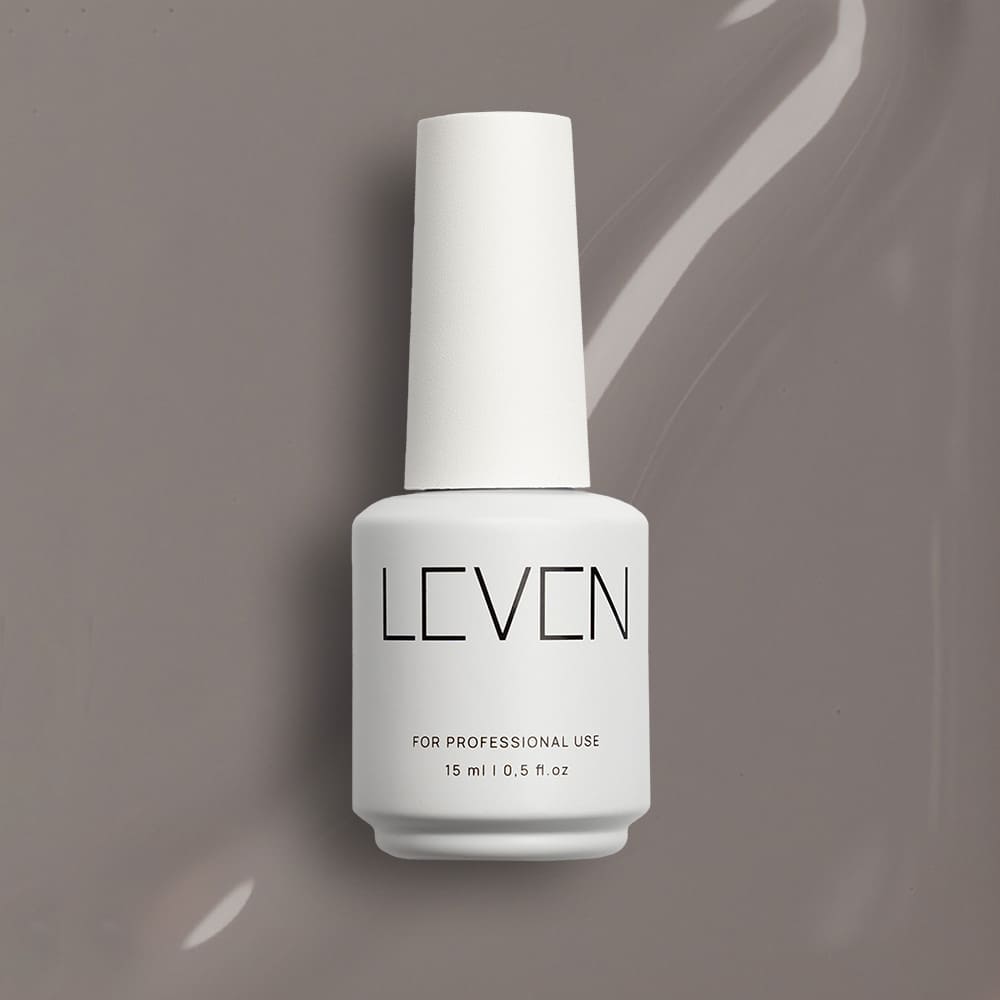 053 Leven | Ημιμόνιμο βερνίκι 15ml no. 053 Taupe - Image 1