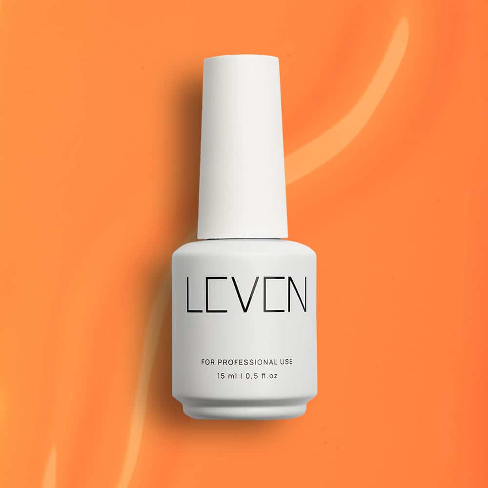110 Leven | Ημιμόνιμο βερνίκι 15ml no. 110 Coral - Image 1