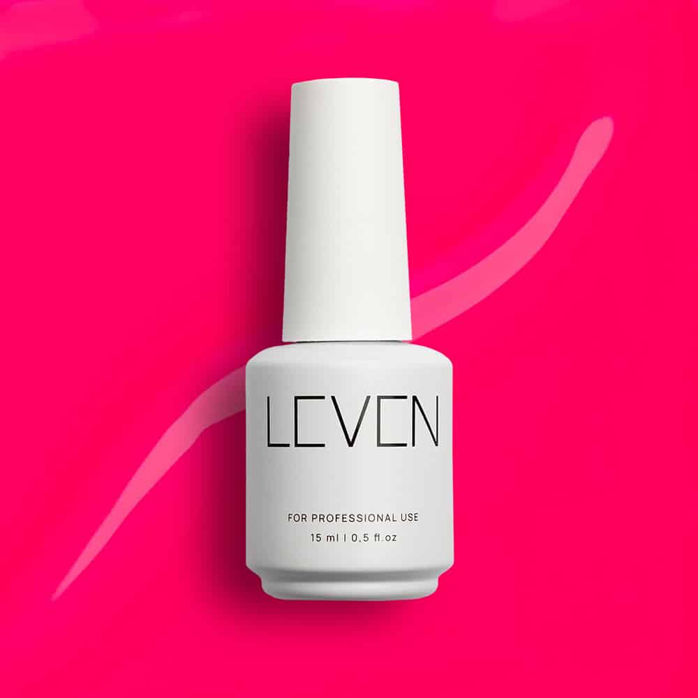 141 Leven | Ημιμόνιμο βερνίκι 15ml no. 141 Barbie - Image 1