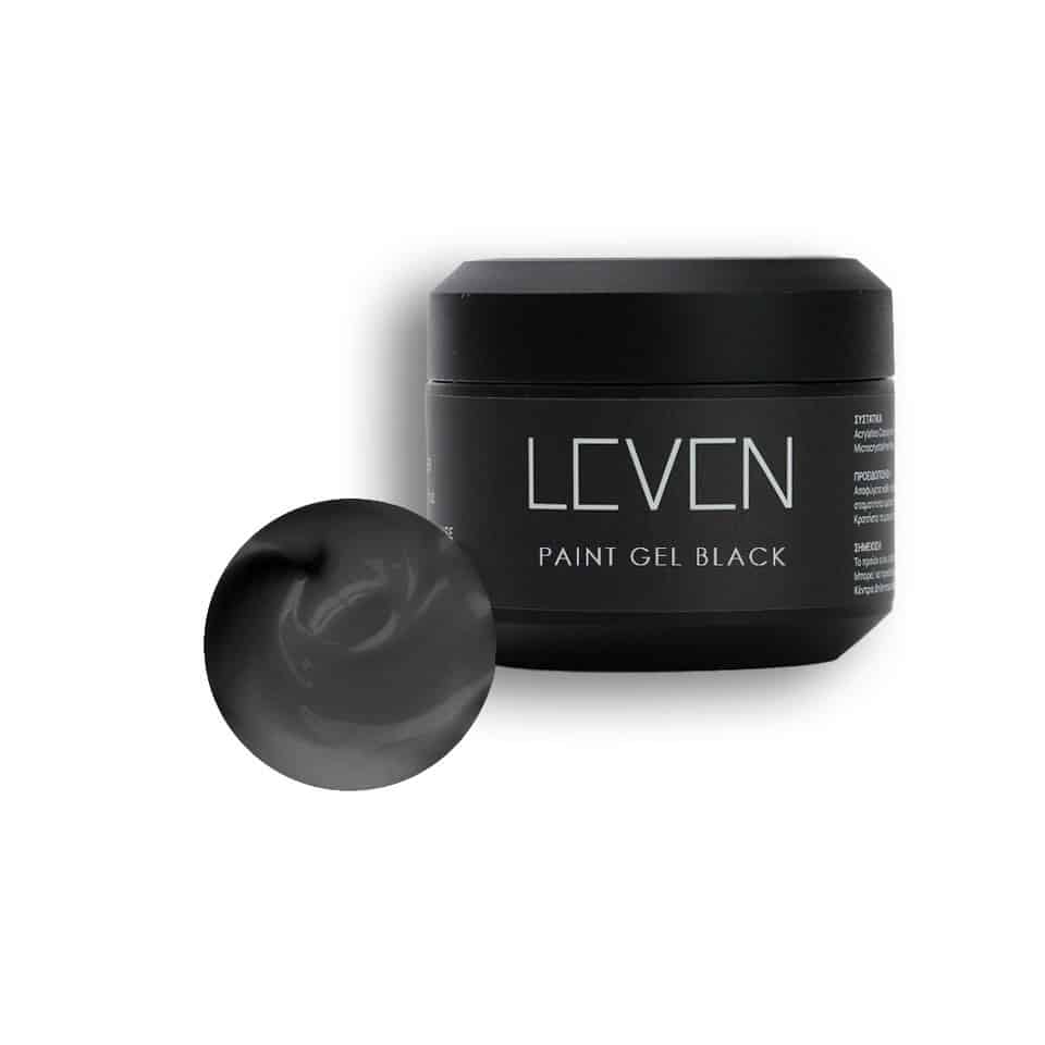 33 Leven | Paint Gel Black 5ml - Image 1
