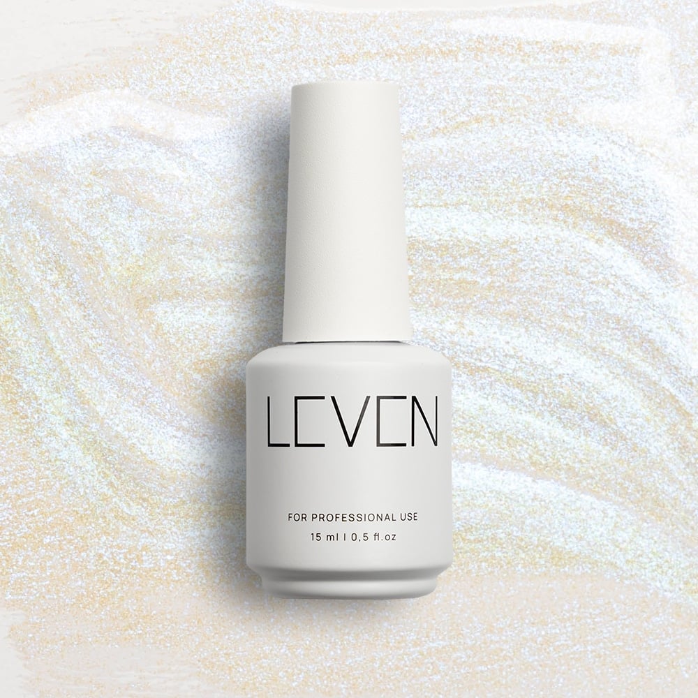 G001 Leven | Ημιμόνιμο βερνίκι με glitter/shimmer 15ml no. G001 Sapphire - Image 1