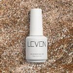 Leven | Ημιμόνιμο βερνίκι με glitter/shimmer 15ml no. G011 Sunkissed
