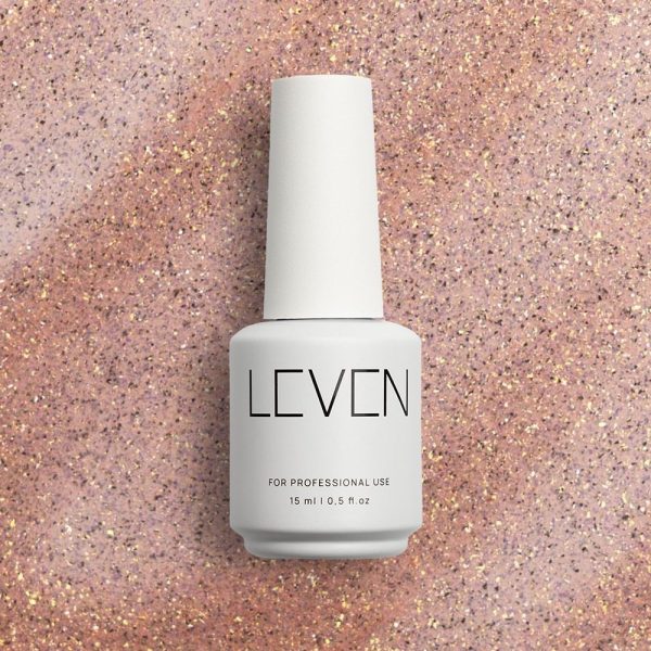 Leven | Ημιμόνιμο βερνίκι με glitter/shimmer 15ml no. G017 Dawn