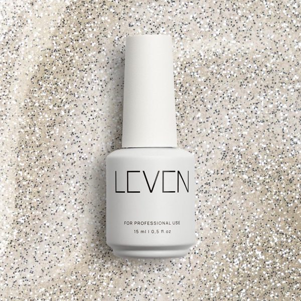 Leven | Ημιμόνιμο βερνίκι με glitter/shimmer 15ml no. G020 Cheers
