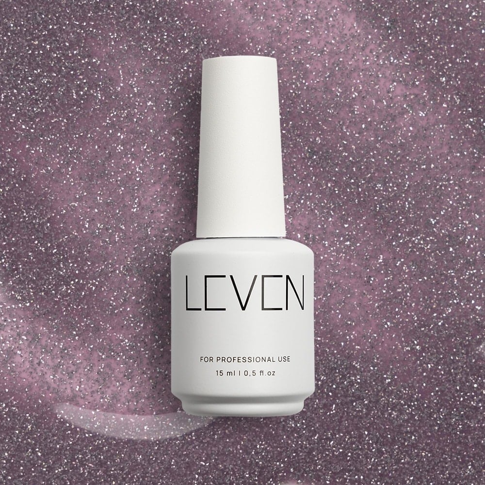 Leven | Ημιμόνιμο βερνίκι με glitter/shimmer 15ml no. G024 Party Time Leven | Ημιμόνιμο βερνίκι με glitter/shimmer 15ml no. G024 Party Time